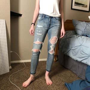 AE Ripped jeans high rise jegging